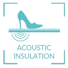 Akustická izolace podložek pod podlahy