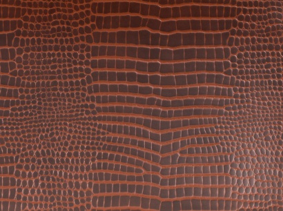 Kožená plovoucí podlaha Ledo Kroko Rotbraun