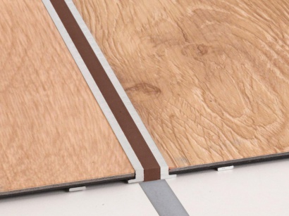 Dilatační spoj Projoint NTA/3 pro lepené vinylové podlahy Hnědý