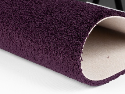 Zátěžový koberec Lano Satine Aubergine 091 šíře 4m