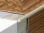 Schodová lišta pro obložení schodů Küberit 874 Imitace nerezi F2 do 6,5 mm