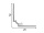Rozměry profilu pro obložení schodů Küberit 871 IW do 3 mm