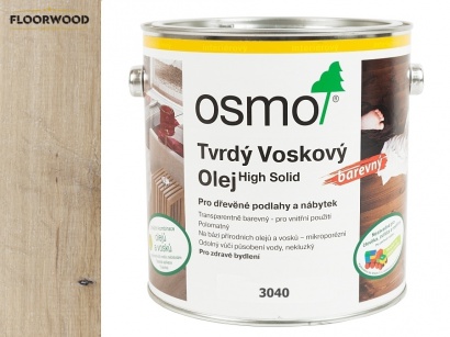 OSMO 3040 Bílý transparentní tvrdý voskový olej