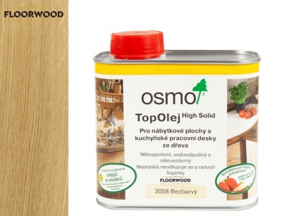 OSMO 3058 Top Olej bezbarvý mat pro kuchyňské pracovní desky