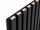 Woodele Royal nástěnné lamely na filcu Černý mat