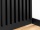 Nástěnné dřevěné lamely Woodele 30*40 Černý mat s černou distnční vložkou