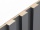Nástěnné dřevěné lamely Woodele Slim 30*18 Graphite mat s distanční vložkou Graphite mat