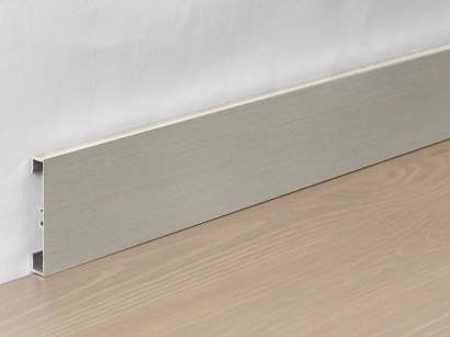 Hliníková podlahová lišta 89/4TM Titan broušený lesklý 40 mm